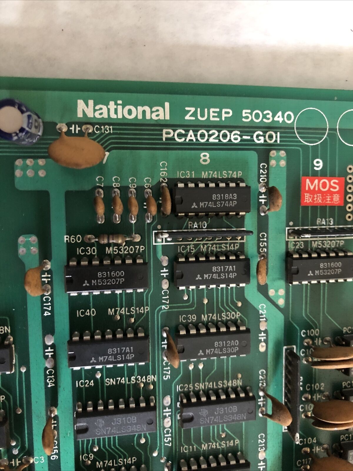 National Zuep50340 , Pca0206-G01 Plc Circuit Board,Db