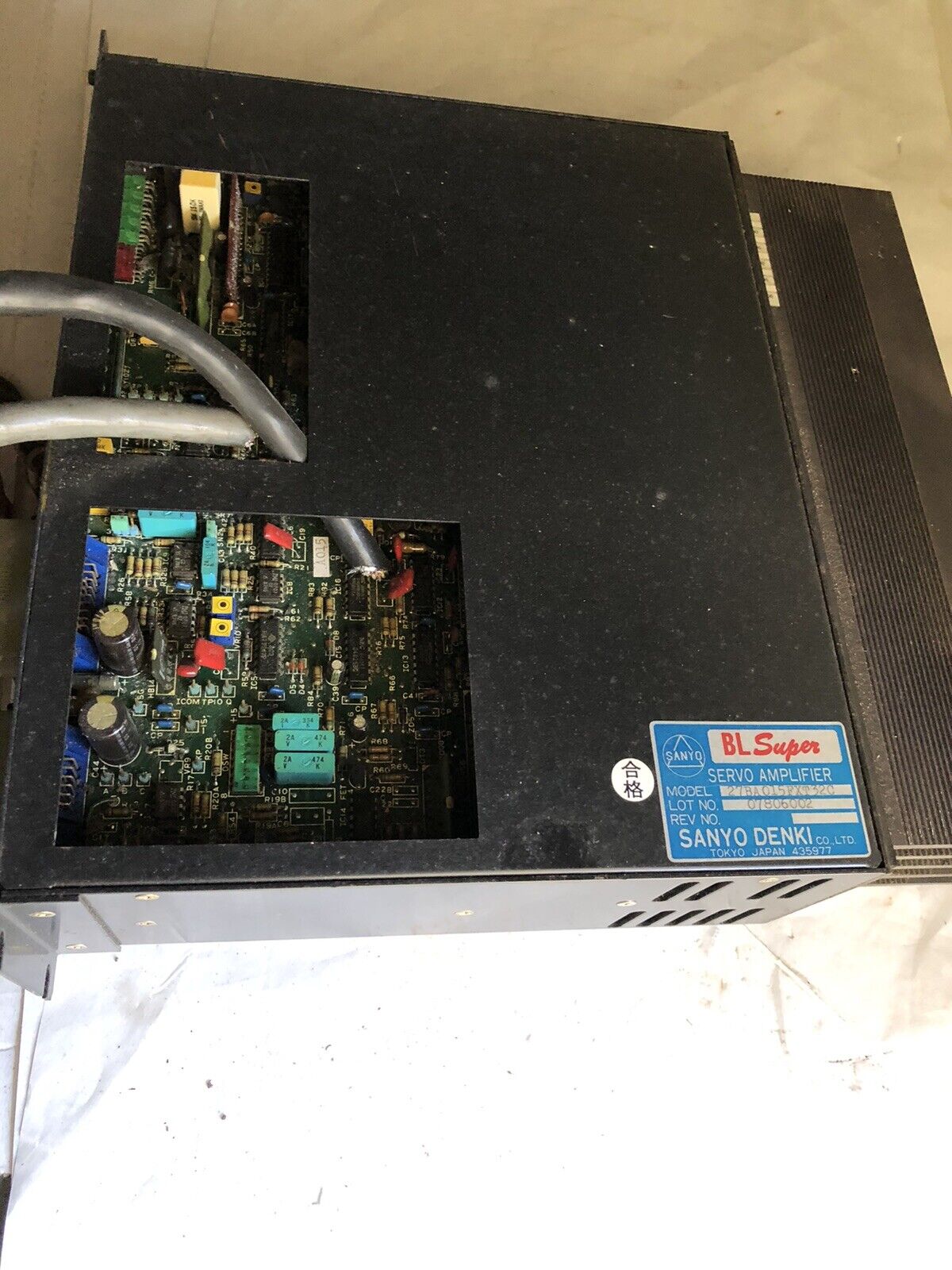 Kawasaki/ Sanyo Denki 27Ba015fxt32c Bl Super Servo Amplifier 27Bao15fxt32c,Te
