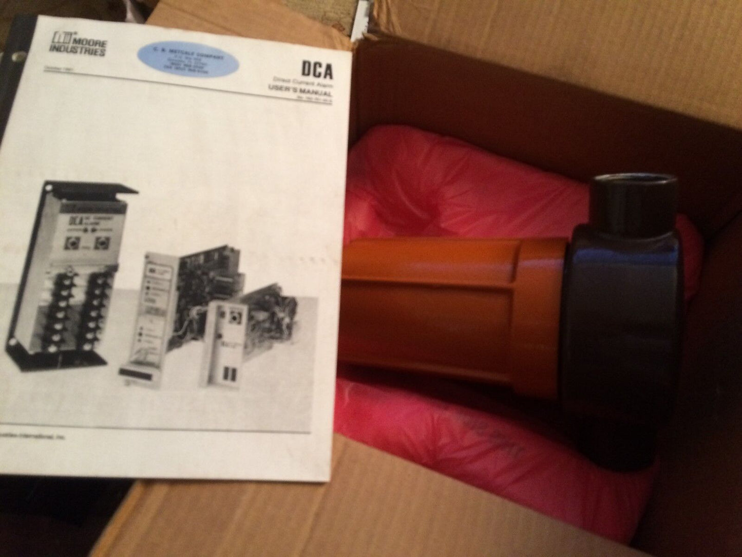 New 1 1/4 Moore Ind Current Alarm 5W,Ca/4-20Ma/Dh1l1/117Ac-Ad-10A Ex,117Vac,Et