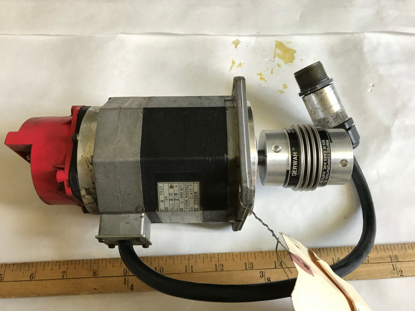 Ge Fanuc 1-Oe,A06b-0104-B114 #7000 Ac Servo Motor,3 Ph,3000 Rpm,Ge Fanuc 1-0E,Ae