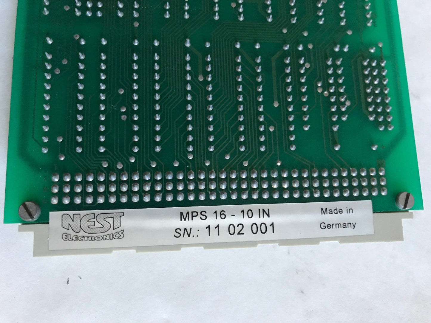 Nest Mps 16-10 In Board 55-499-1268,Mahle,Nest Electronics Pcb Card Mbb 1A,Ax