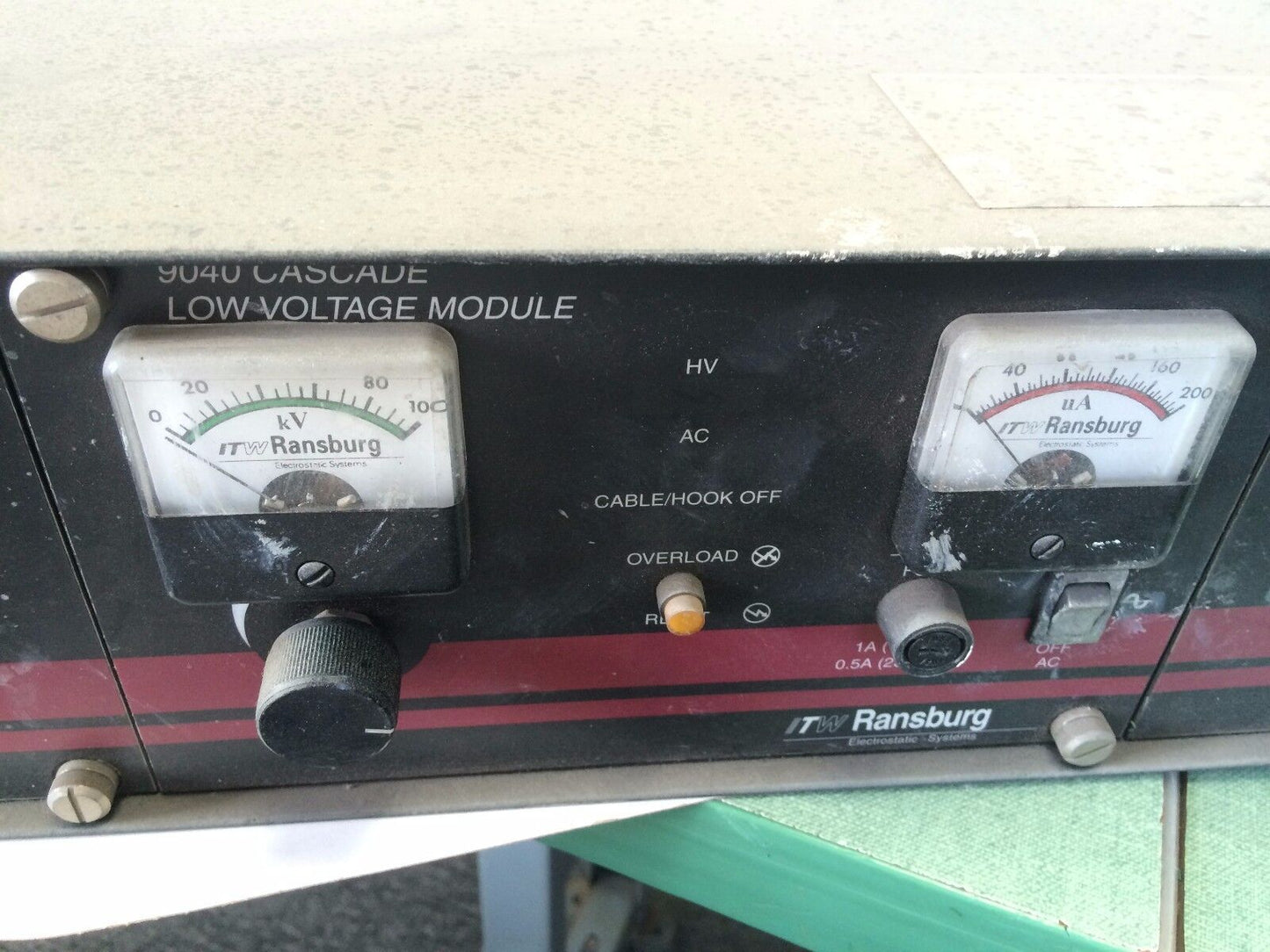 Itw 76580-A1001,Itw Ransburg 76580-A1001 Electrostatic Control Unit,Cx