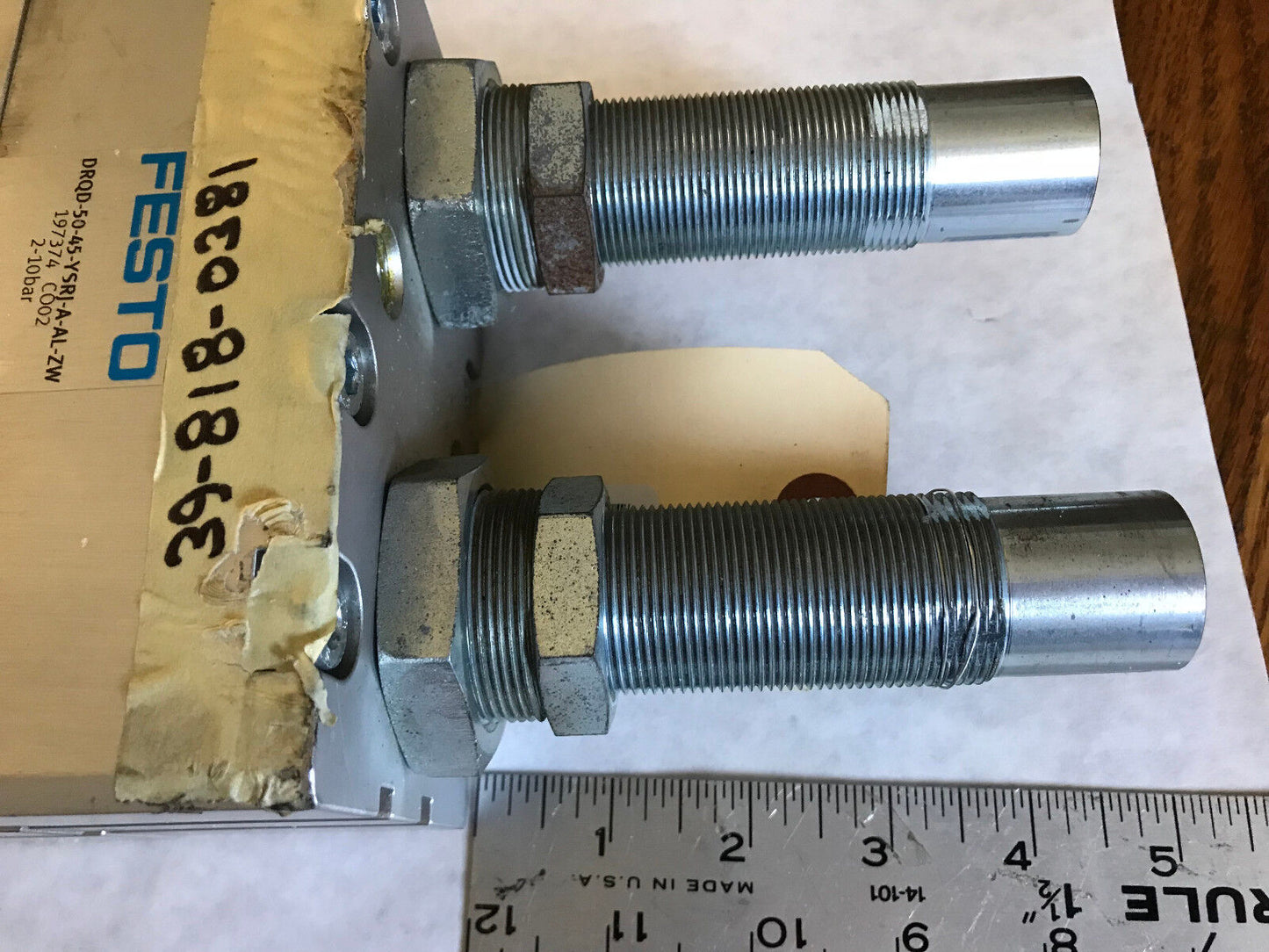 Festo Drqd-50-45-Ysrj-A-Al-Zw Rotary Cylinder 197374 Co02,Drqd-5045-Ysriaalzw,Ex