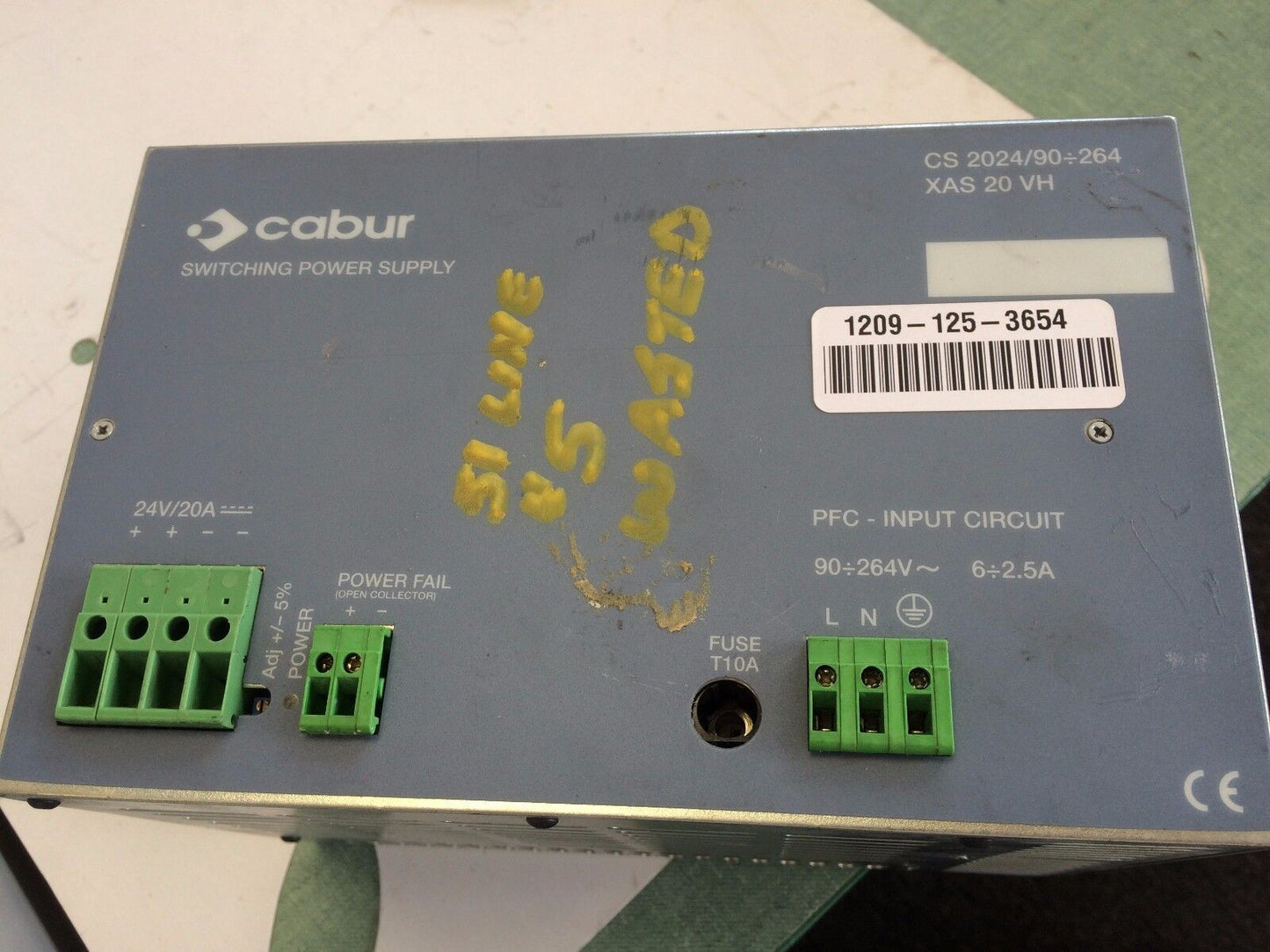 Cabur Cs 2024/90+264,Cs 2024/90 264,Cabur Xas 20 Vh Switching Power Supply,Cx