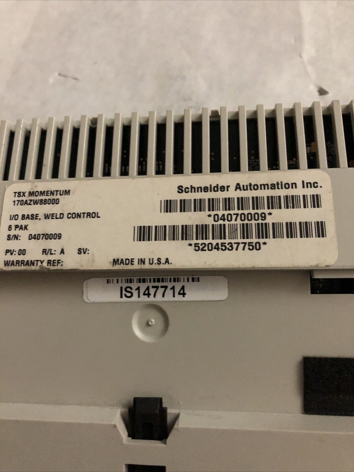 Square-D 170Azw88000,52046-491-53, Wio Module,Ee