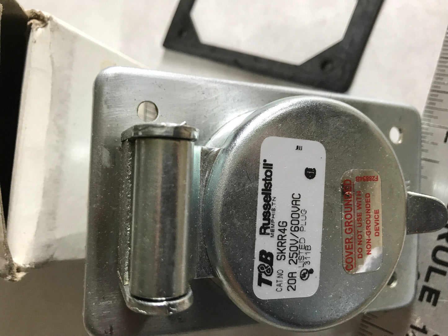 New Thomas & Betts Skrr4g,T&B Skrr4g Receptacle, 20 A, 250/600 Vac,Eq