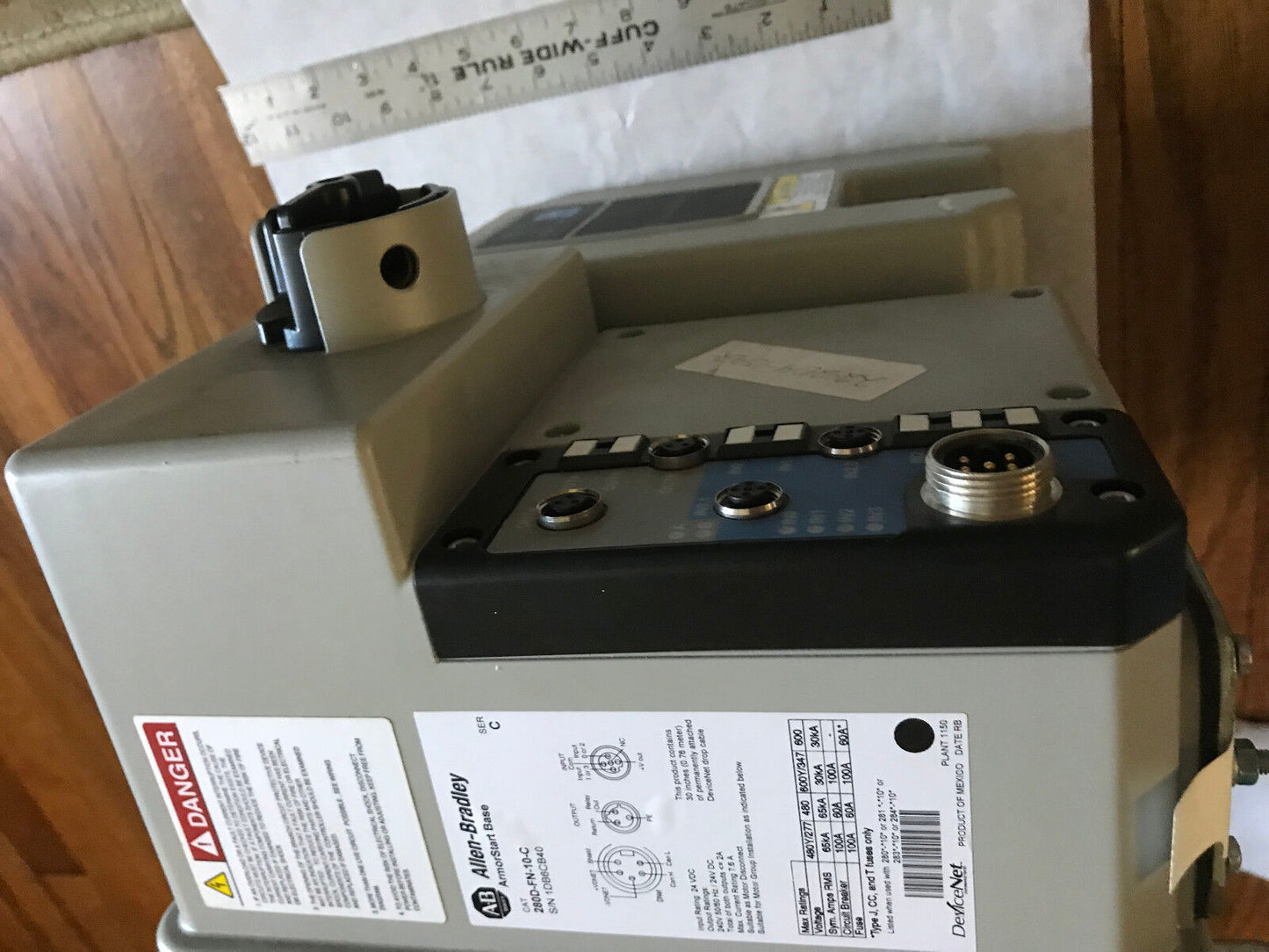 Allen Bradley 280D-F12z-10A-Crw Armorstart Control Module 280D-Fn-10-C W/Base,Ew