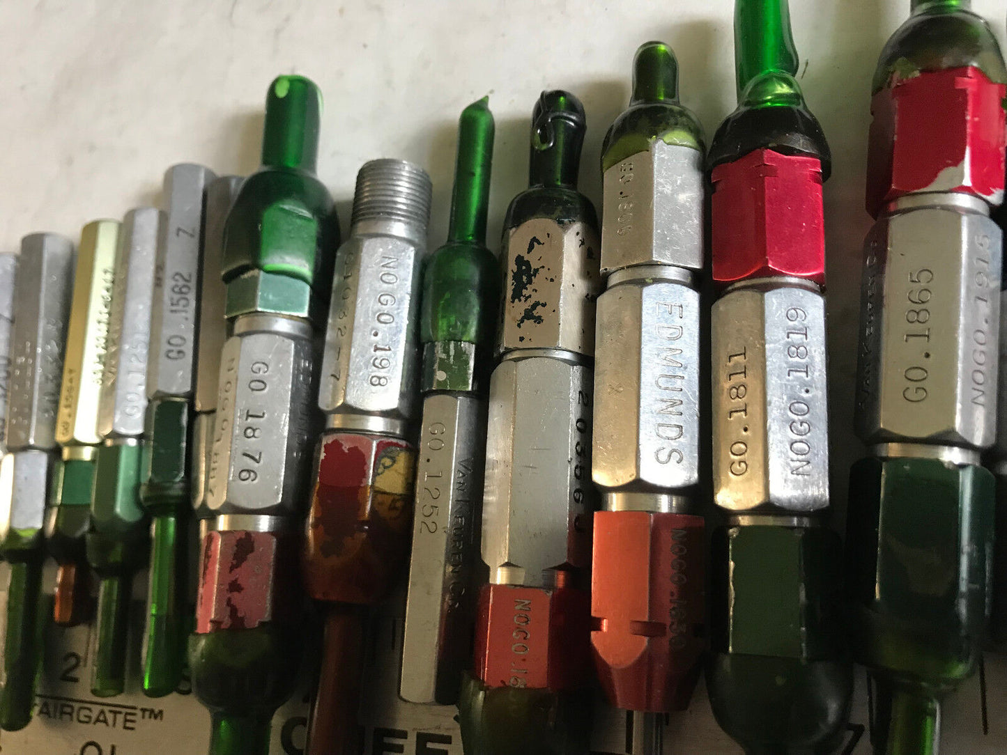 Lot Plug Gage Go Nogo Van Keuren .1865,1915,1902,1907,1800,1830,1876,1875,Es