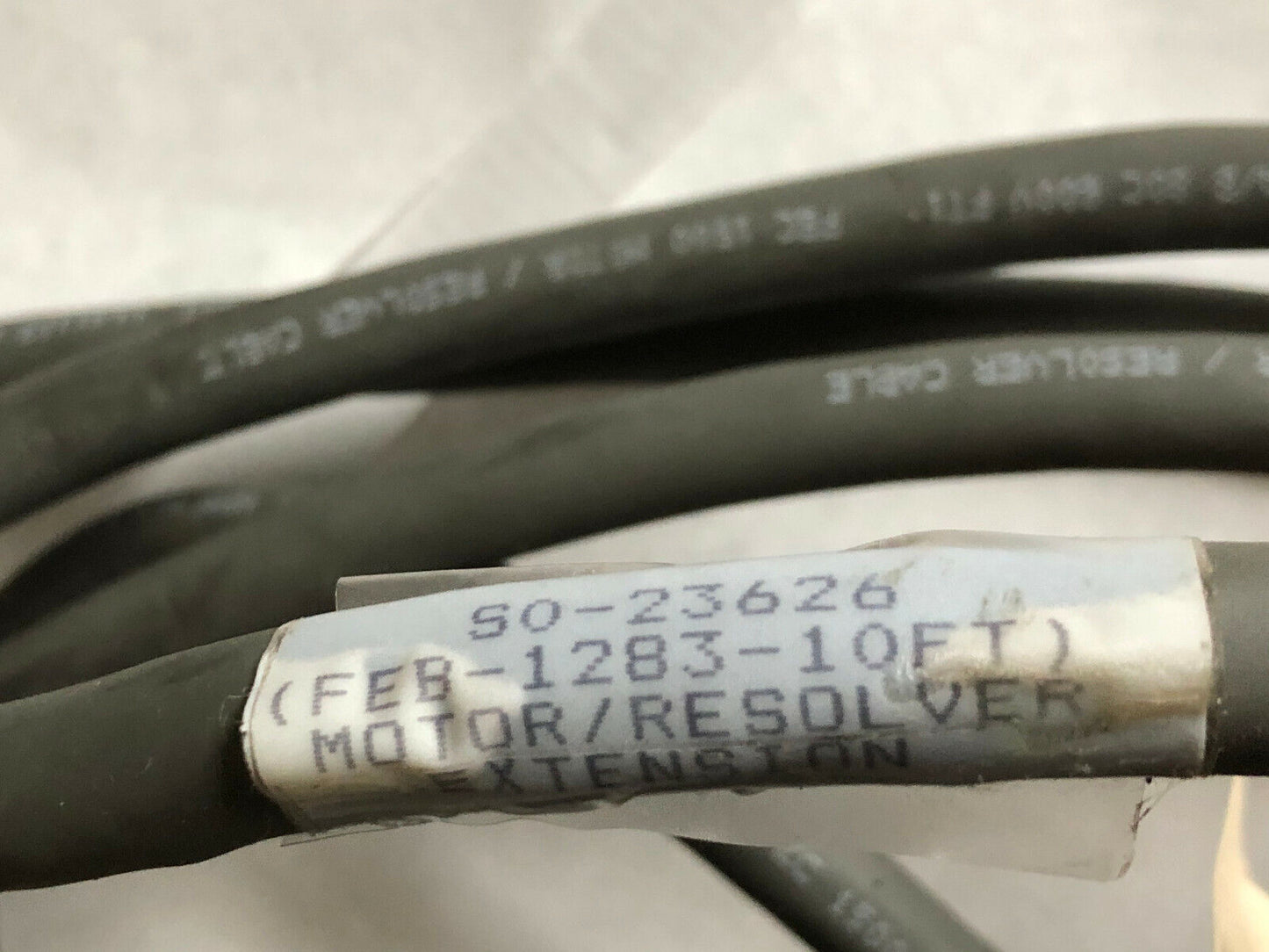 Robotic S0-23626,Feb-1283-10Ft Encoder Servo Calble Motor Resolver,So-23626,Dk