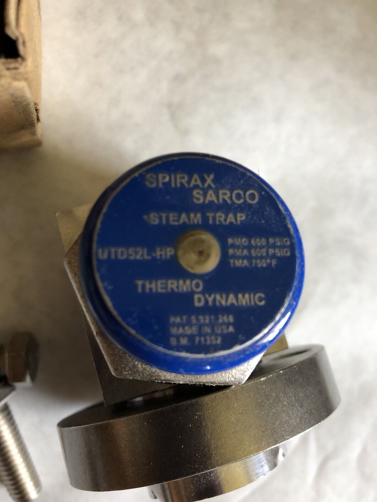 New Spirax Sarco Utd52l-Hp,Cool Blue Utd52l Thermo Dynamic Steam Trap,N70932,Bh