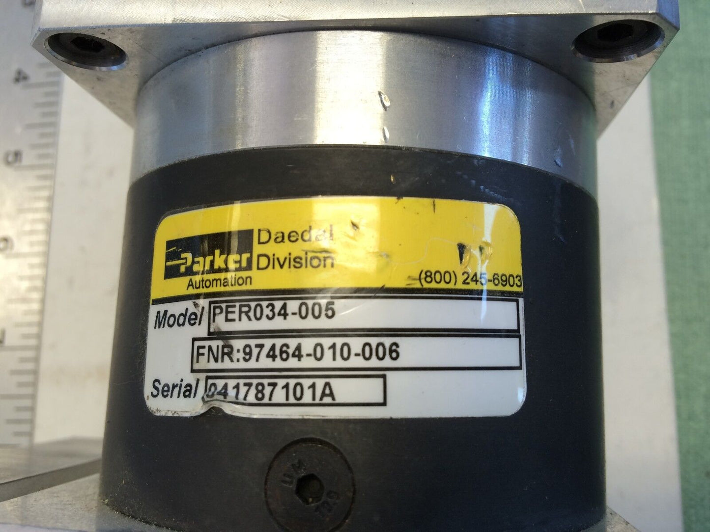 Parker Per034-005 Gear Box 90 Degree ,97464-010-006 (Excellent!!) Gear Motor,Bb