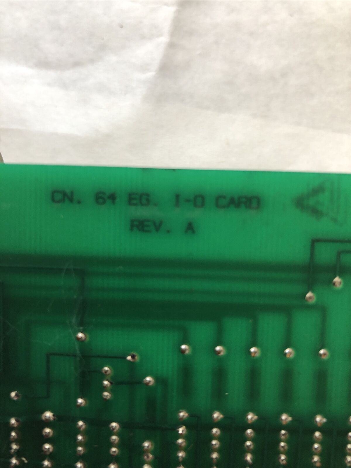 Cn.64 Eg. I-O Card Rev.A Ac/A 07/97 94Vo, I/O 2822 , Cn 64 Eg ,Bw