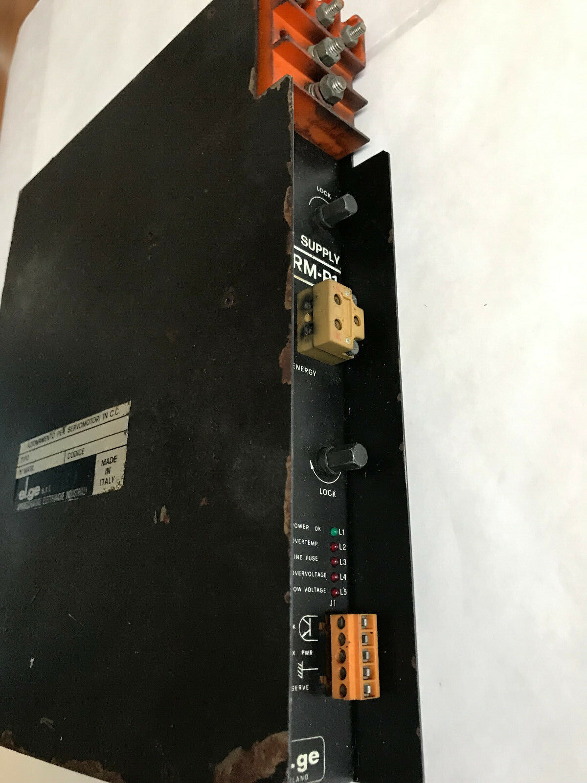 El.Ge Brm-P1,Type Brm-Pi Servo Drive Power Supply,Elge Brm-P1,Sd