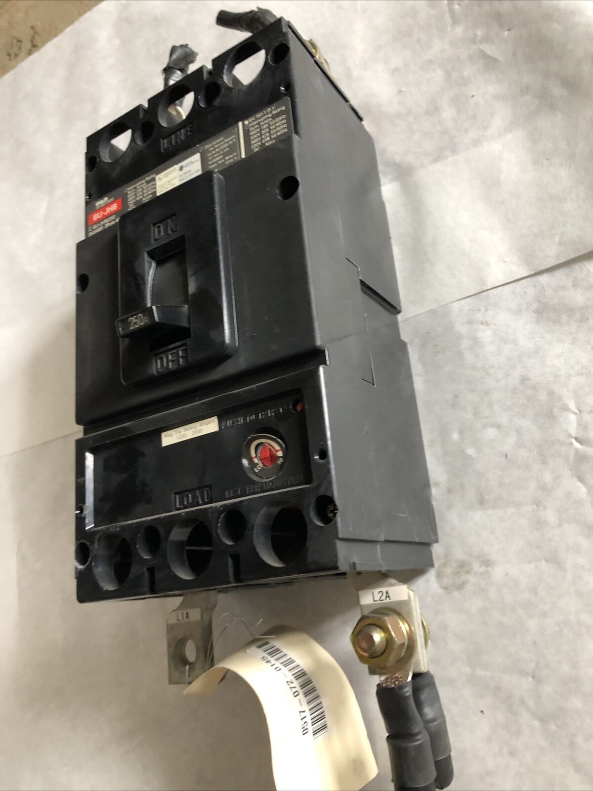 Fuji Bu-Jhb2250,Fuji Bu-Jhb Circuit Breaker,250 Amp,2-Pole,600 Vac/250 Vdc,Bm