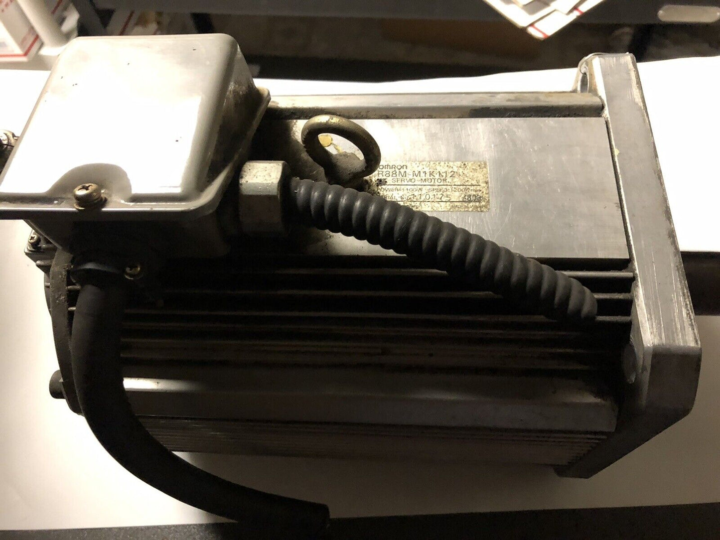 Omron R88m-M1k112 Ac Servo Motor, 1200 Rpm,1100 Watts, R88m-M1k1 12 Motor ,Ex