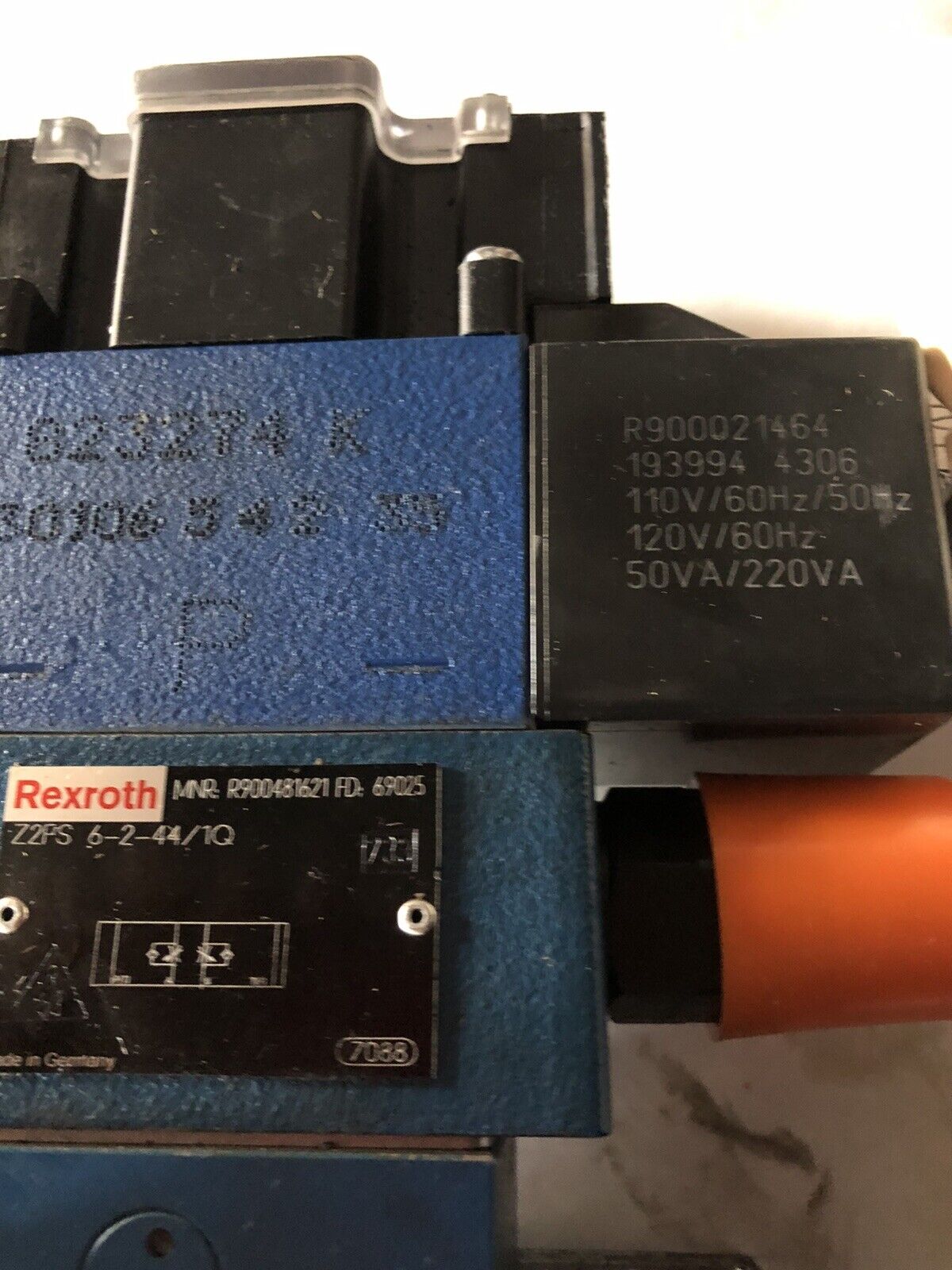 New Rexroth R900904406,Z2fs 6-2-44/1Q, Valve,R978008115,4We6j62/Ew110n9dk25l,Az