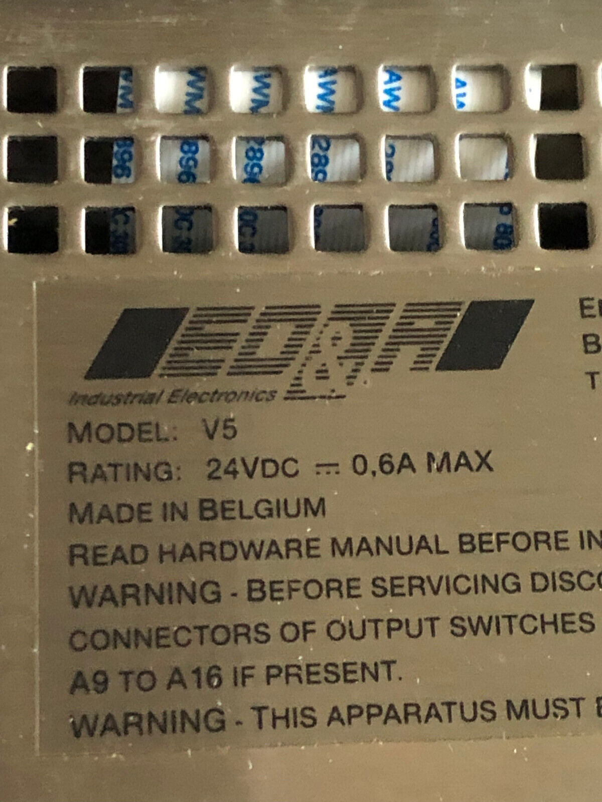 New Mayfran International,Mi,Ed&A V5 Oeprator Panel. Sam-239. 24Vdc 0.6A,Sj