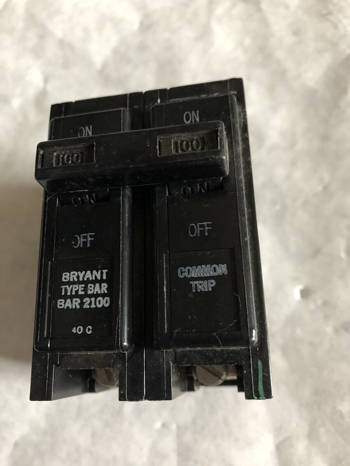 New Bryant 100A 2 Poles,Bryant Type Bar Bar2100 Circuit Breaker,Eu