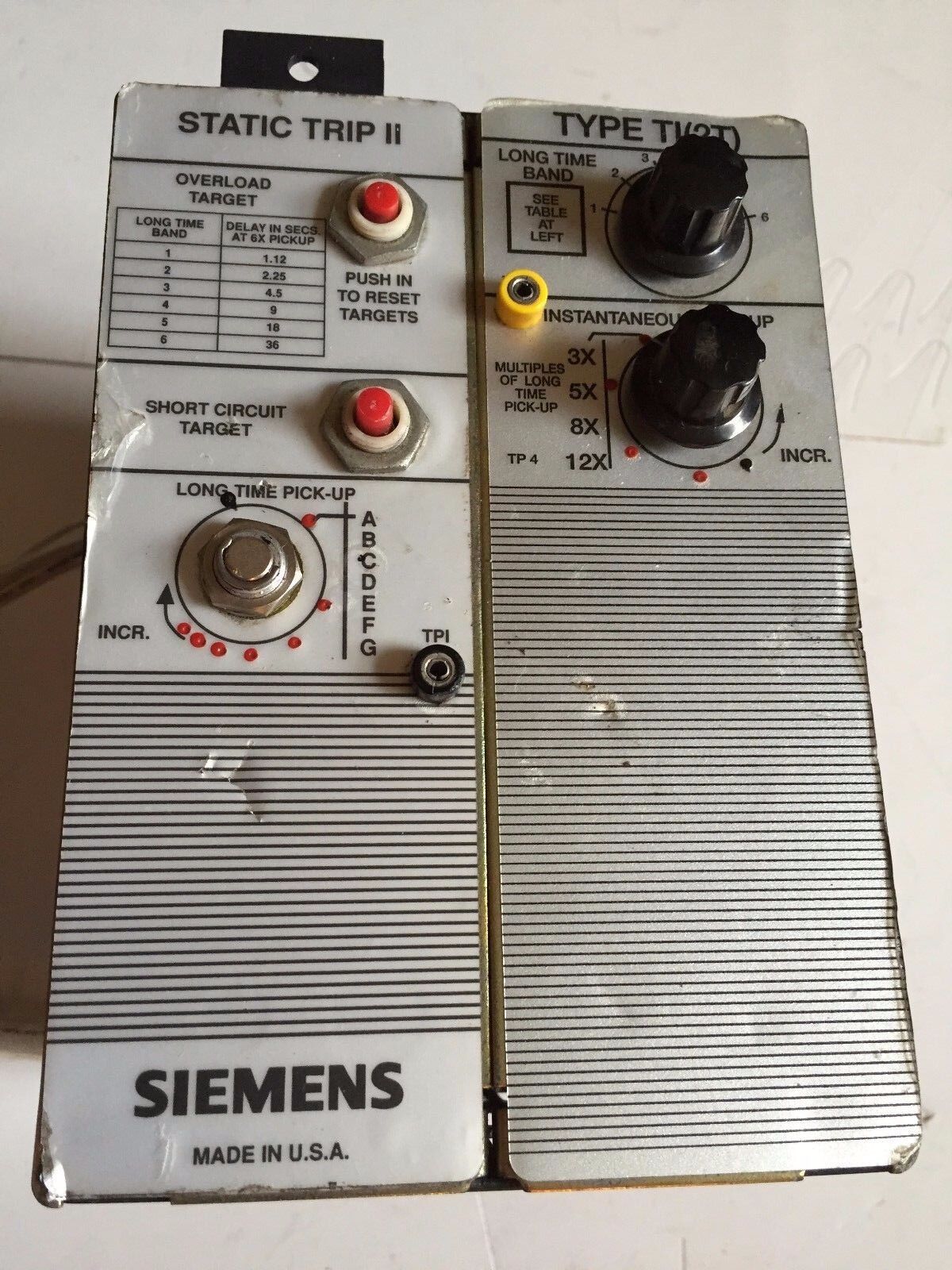 Siemens 18-471-112-515,96045003 Static Trip Ii,Type Ti (2T) Control,Ea
