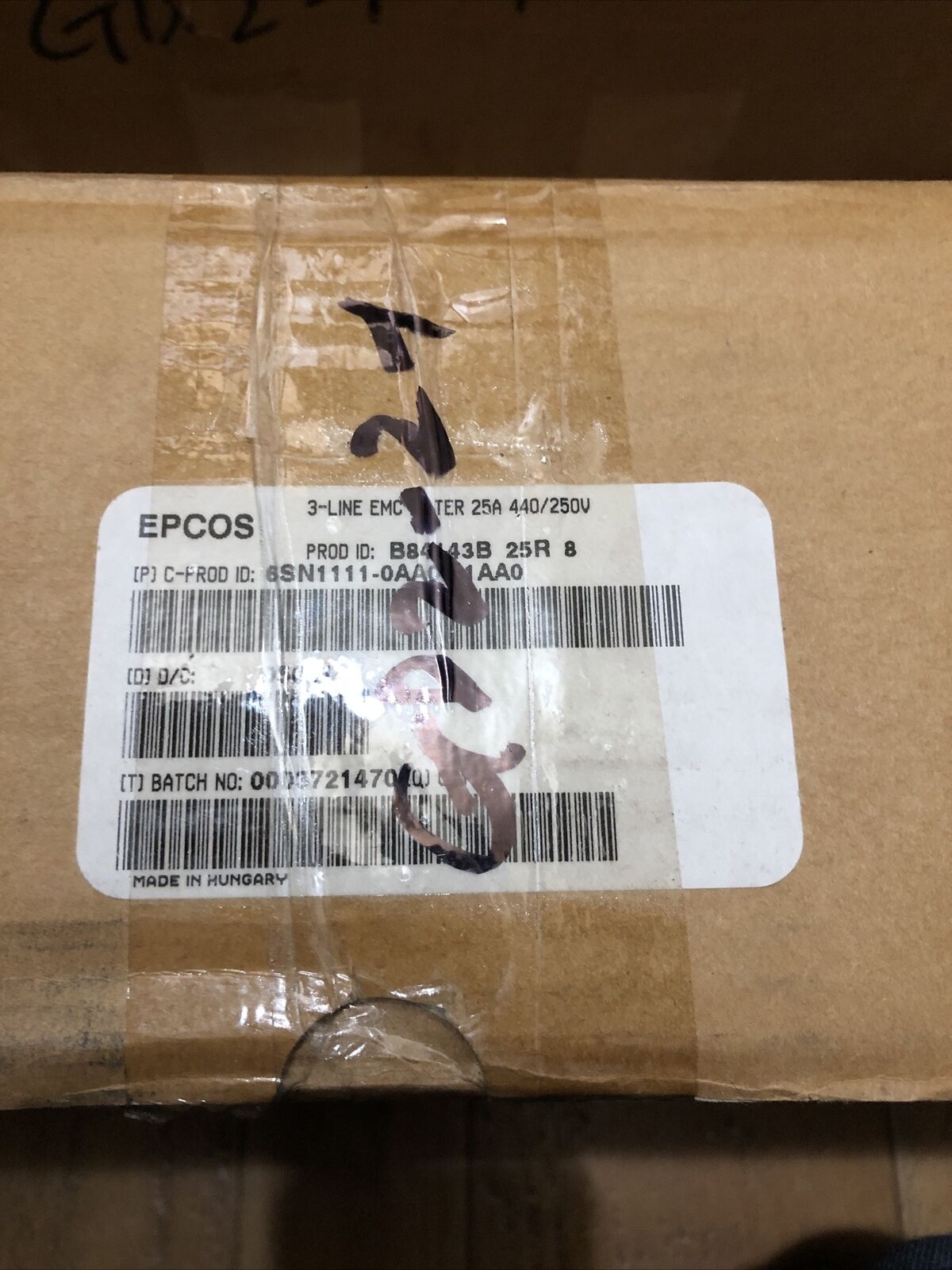 New Siemens 6Sn1111-0Aa01-1Aa0 Simodrive Power Supply Filter, 6Sn11110aa11aa0,Bb