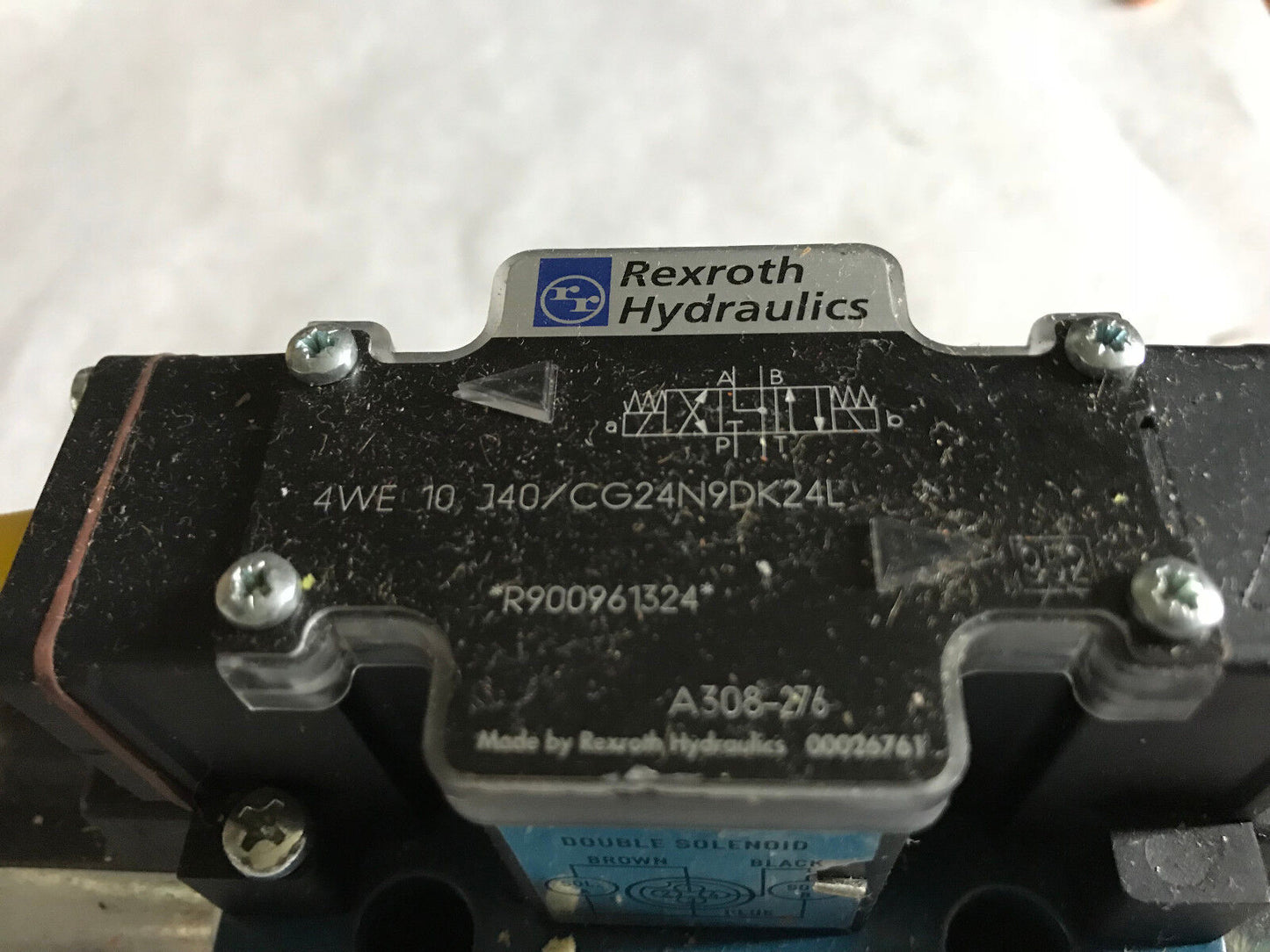 New Rexroth R900961324,Rexroth 4We 10 J40/Cg24n9dk24l,24 Vdc Hydraulic Valve,Te
