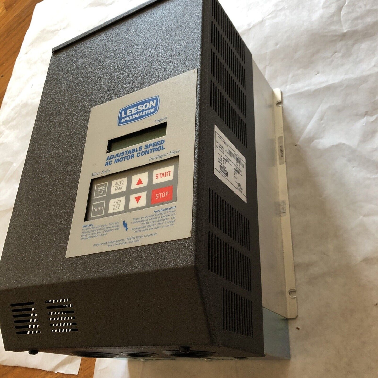 Leeson 174562.00 Adjustable Speed Ac Motor Control,3Ph,480/590, Speedmaster,Ed