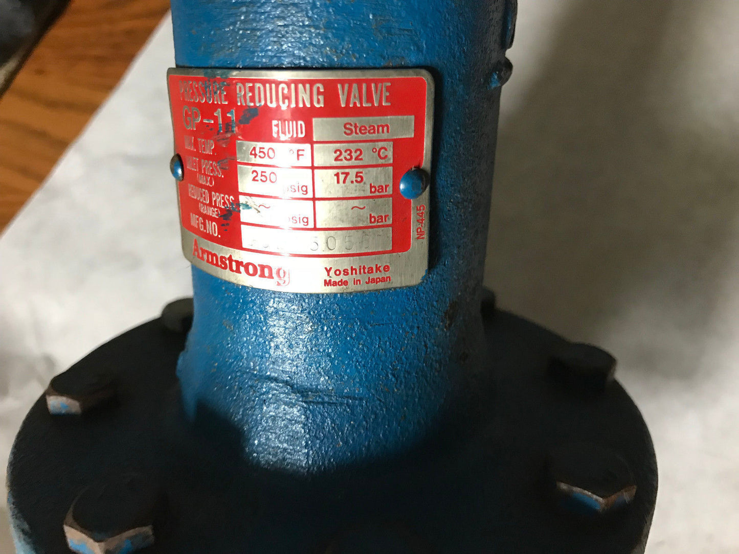 New Armstrong Gp-11 Pressure Reducing Valve ,Ag