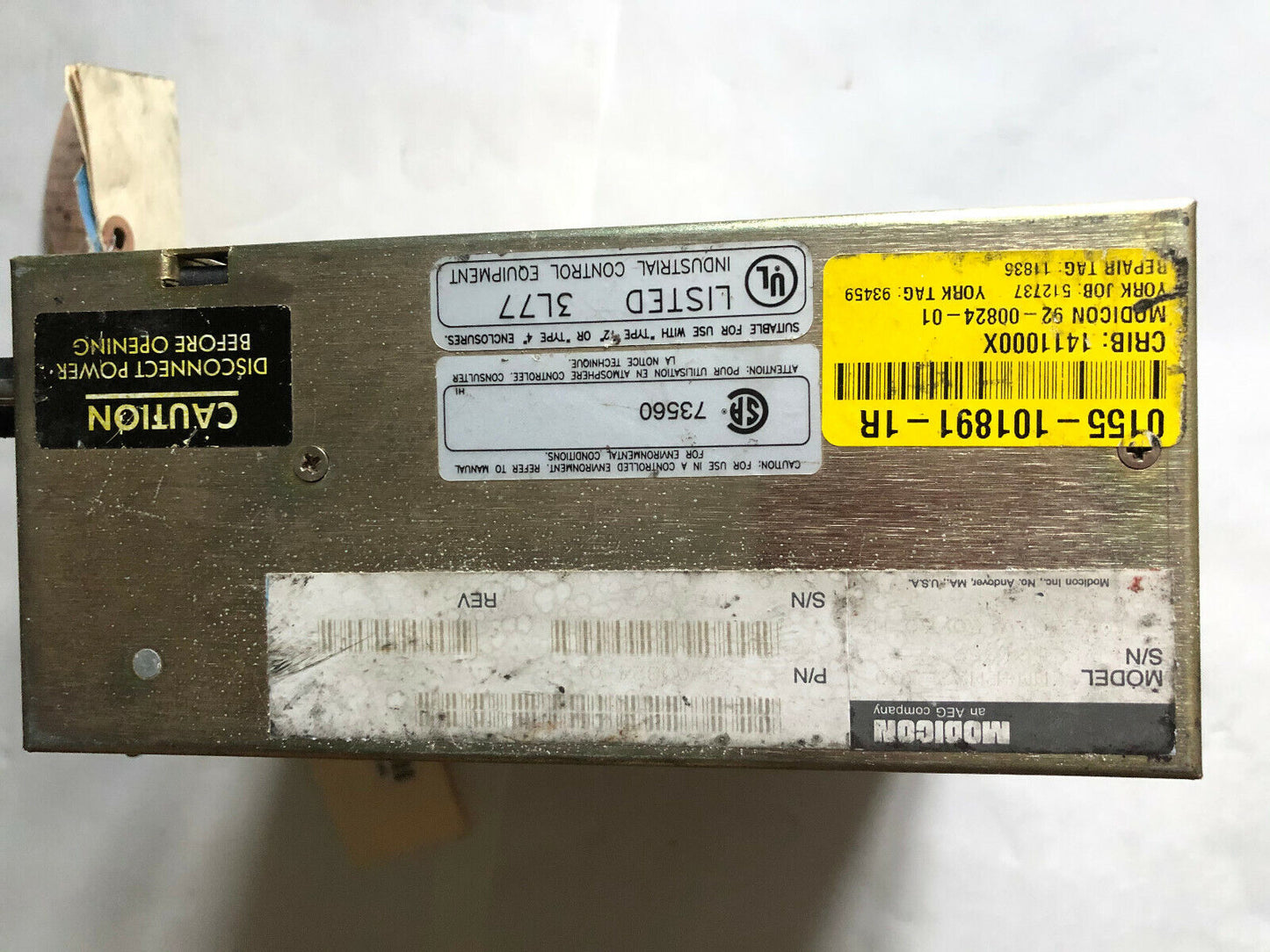 Modicon 92-00824-01,Aeg Mm-Pm22-300, Interface Panel Power Supply 73560 3L77,Si