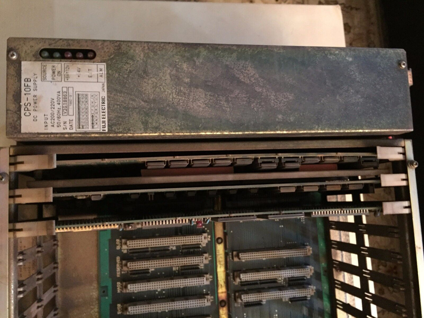 Yaskawa Electric Jznc-Rk41-4 Rack With Cps-10Fb,Cpi1,Mmi4, Mmi3 Board,Ch