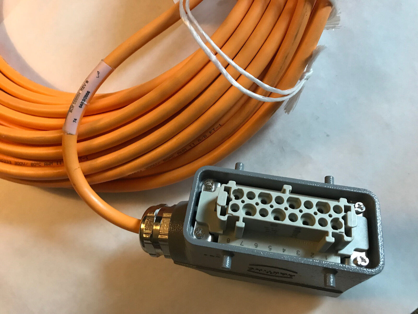 Rexroth Morrell Mc2005-10-006-01-084 Servo Cable 668884 Ink0448 01 21 43/05,Sa