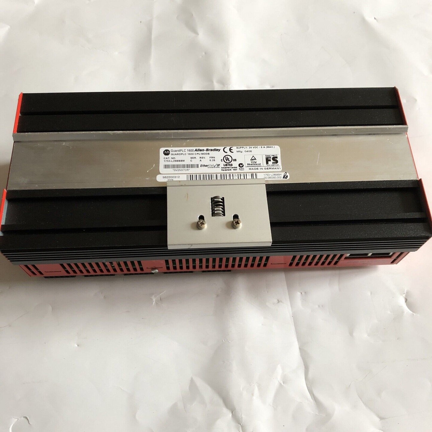 Allen-Bradley 1753-L28bbbm C A 6.28,Guardplc 1600 Cpu Modb,Guard Plc 1600,Ej