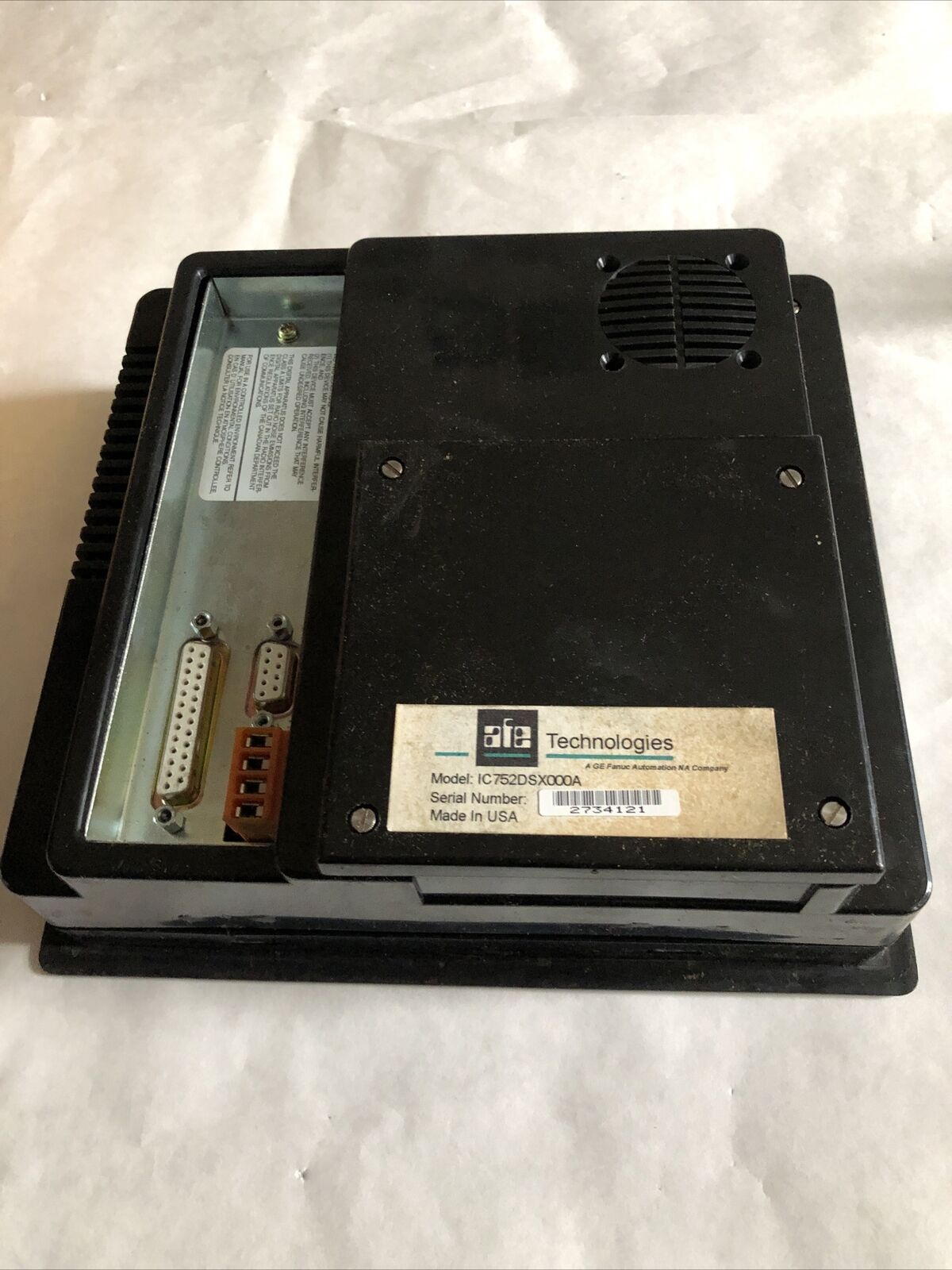 Ge Fanuc Ic752dsx000a Data Panel Operator Interface,Afe Ic752dsx000a,Fb