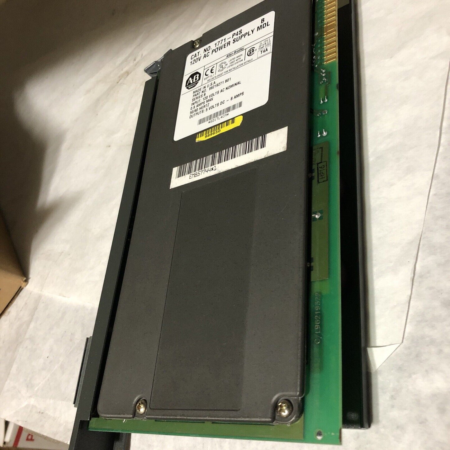 Allen-Bradley 1771-P4s Allen Bradley Plc 120V Ac Power Supply 96219271 B01,Bd