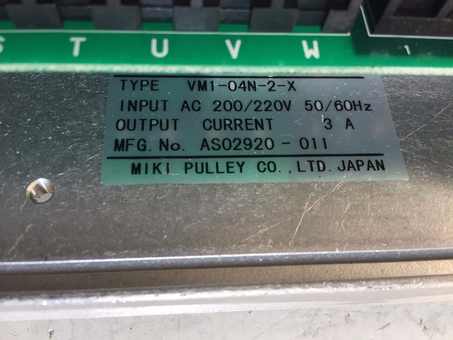 New Miki Vm1-04N-2-X Inverter Pulley,Miki Vm1-04-X,Vm1-04-N,As02920-011,Az