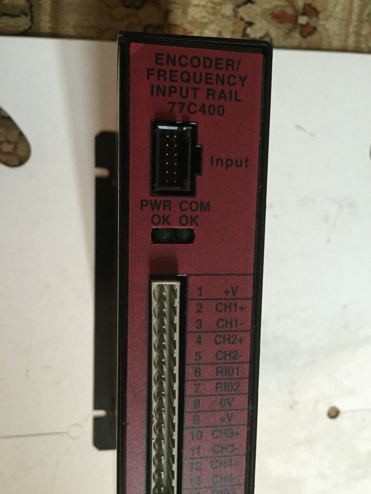 Csi 77C400,Control System Innovators,Encoder Frequency Input Rail,Er