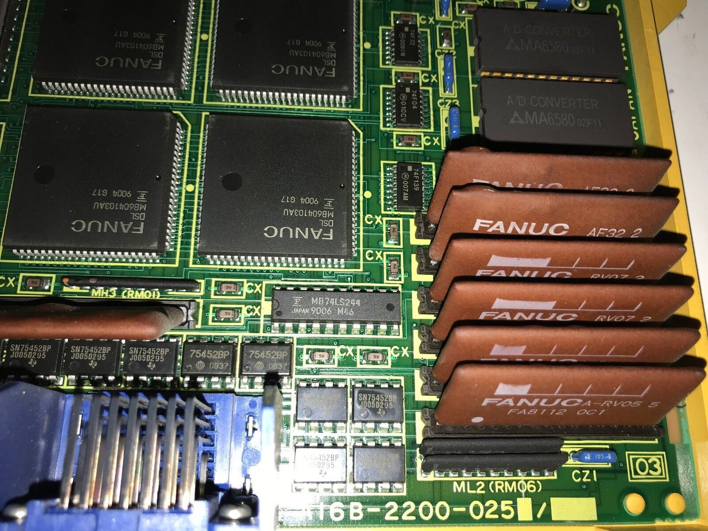 Fanuc A16b-2200-0250/05C,4 Axes Control,Fanuc A16b-2200-025,A16b-2200025,Su,Eb