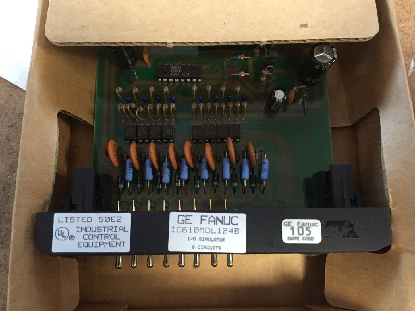 New Ge Fanuc Ic610mdl124b I/O Simulator 8 Inputs Ic610mdl124,1C610mdl124b ,Hj