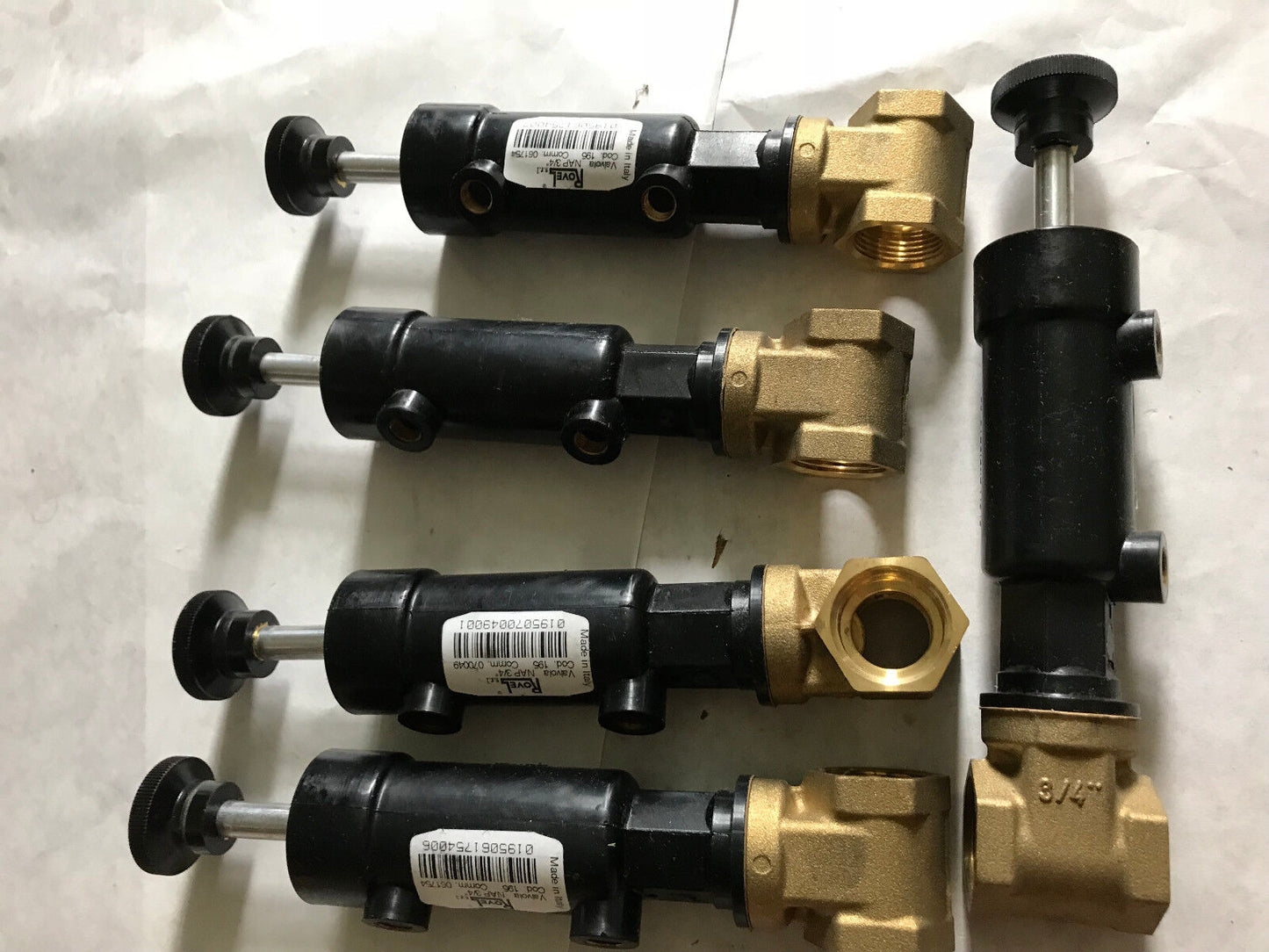 3/4" Rovel Nap 3/4,195 Nylon Operator Gate Valve Pneumatic No Normally Open,Ag