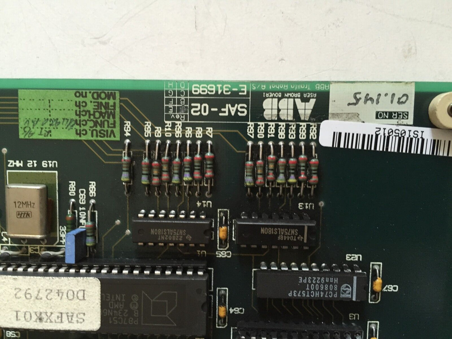 Abb Saf-02,E-31699,18316-1792-P3 Pcb Board,Ee