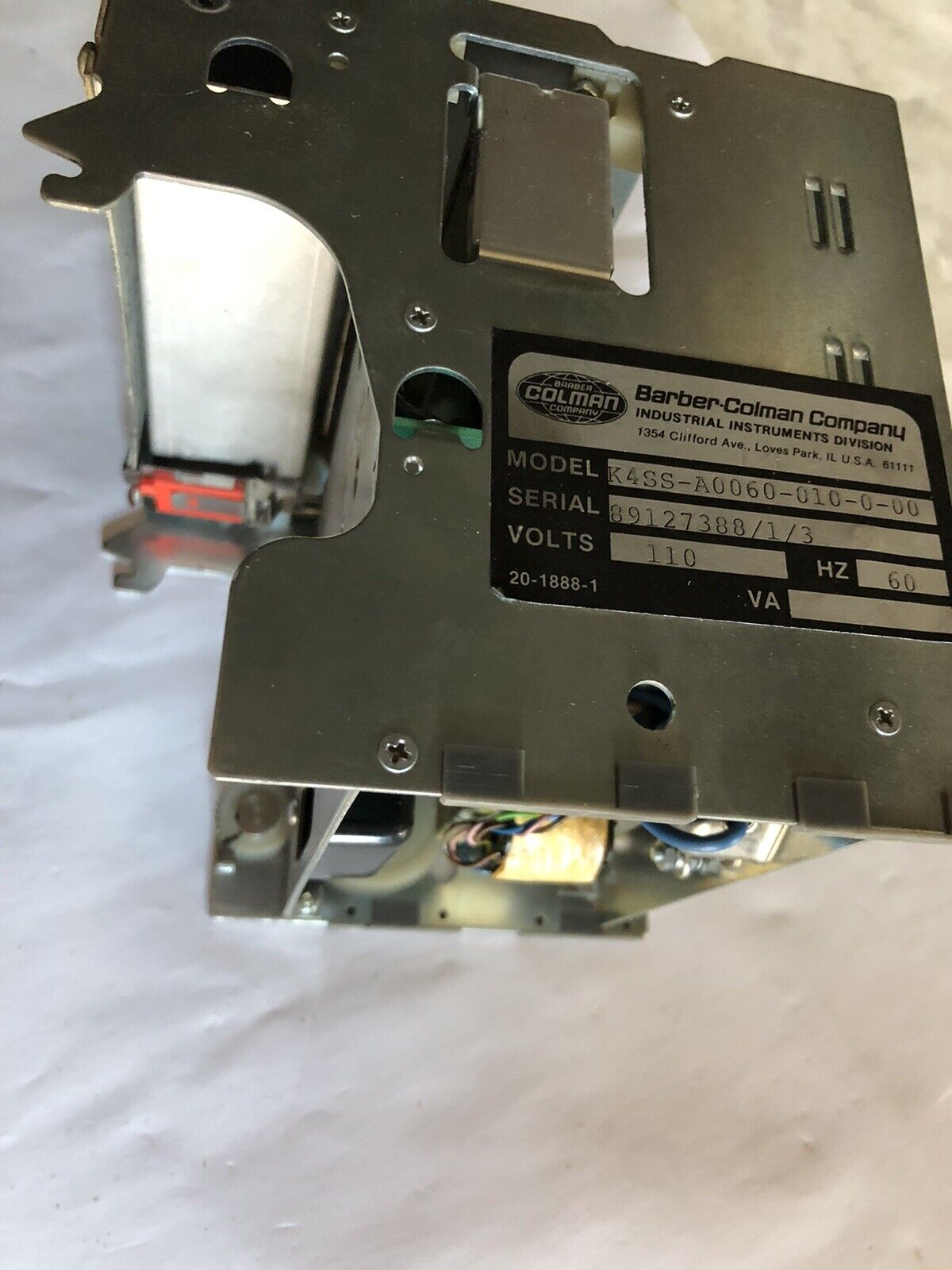 Invensys K4ss-A0060-010-0-00 Chart Recorder 110Vac/60Hz,3987T,Ej