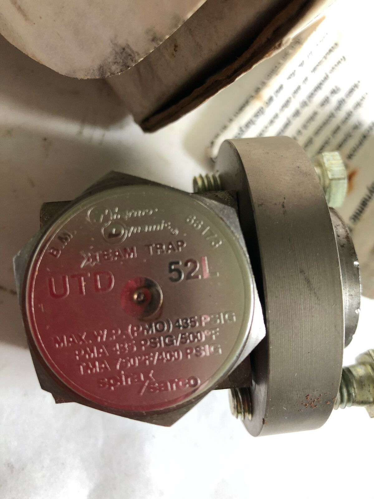 New Spirax Sarco Utd52l ,B.M. 66173 Thermodynamic Steam Trap ,Bz