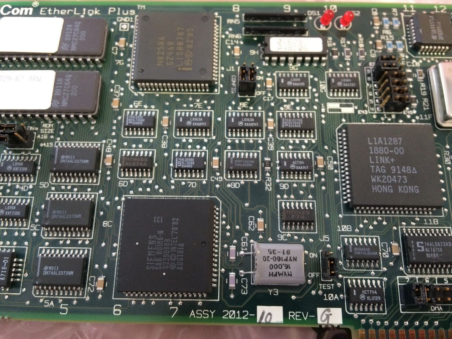 3Com 2012-10 Rev G,Revi,Rev J,3Com Setherlink Plus,Square D 8010 Type Sfi-610,Ee
