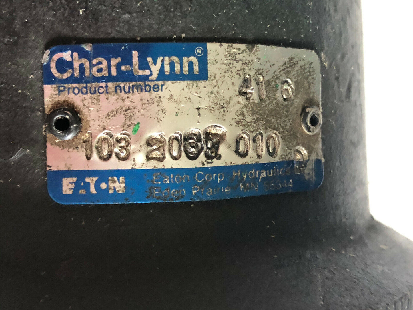 Eaton 103 2037 010,Etn 103-2007-010 Char-Lynn 41 6 Hydraulic Motor Pump,Ta