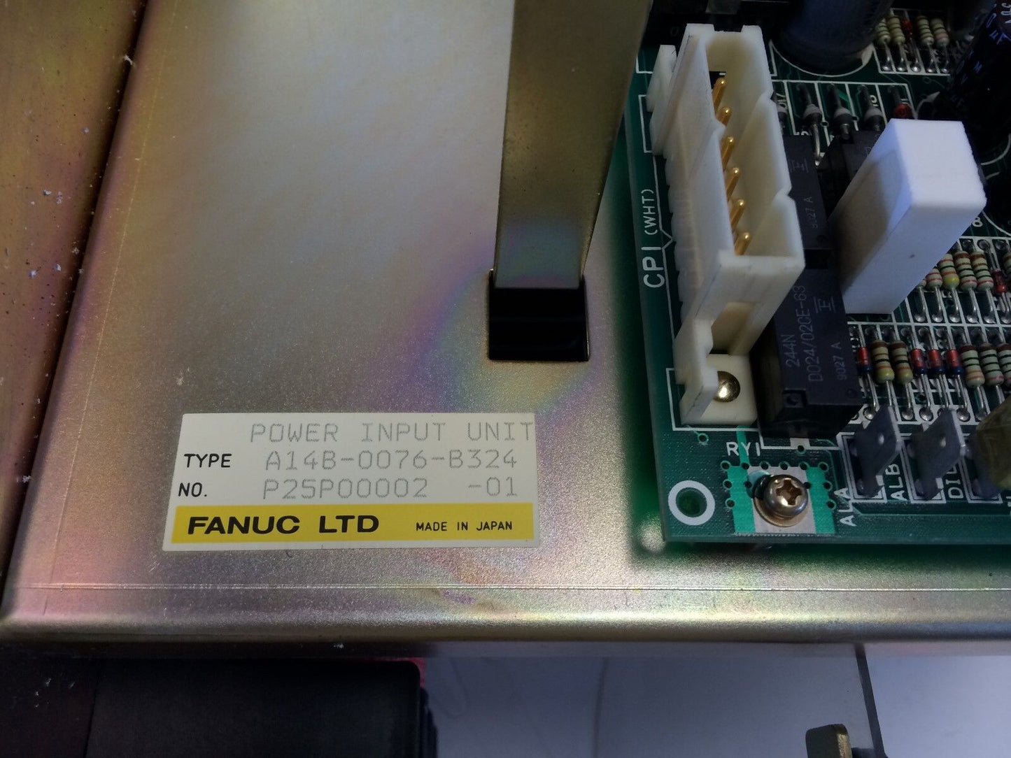 Fanuc A14b-0076-B324 Rh Robot Power Input Controller P25ff,88T102,Jg2 15A,Fk
