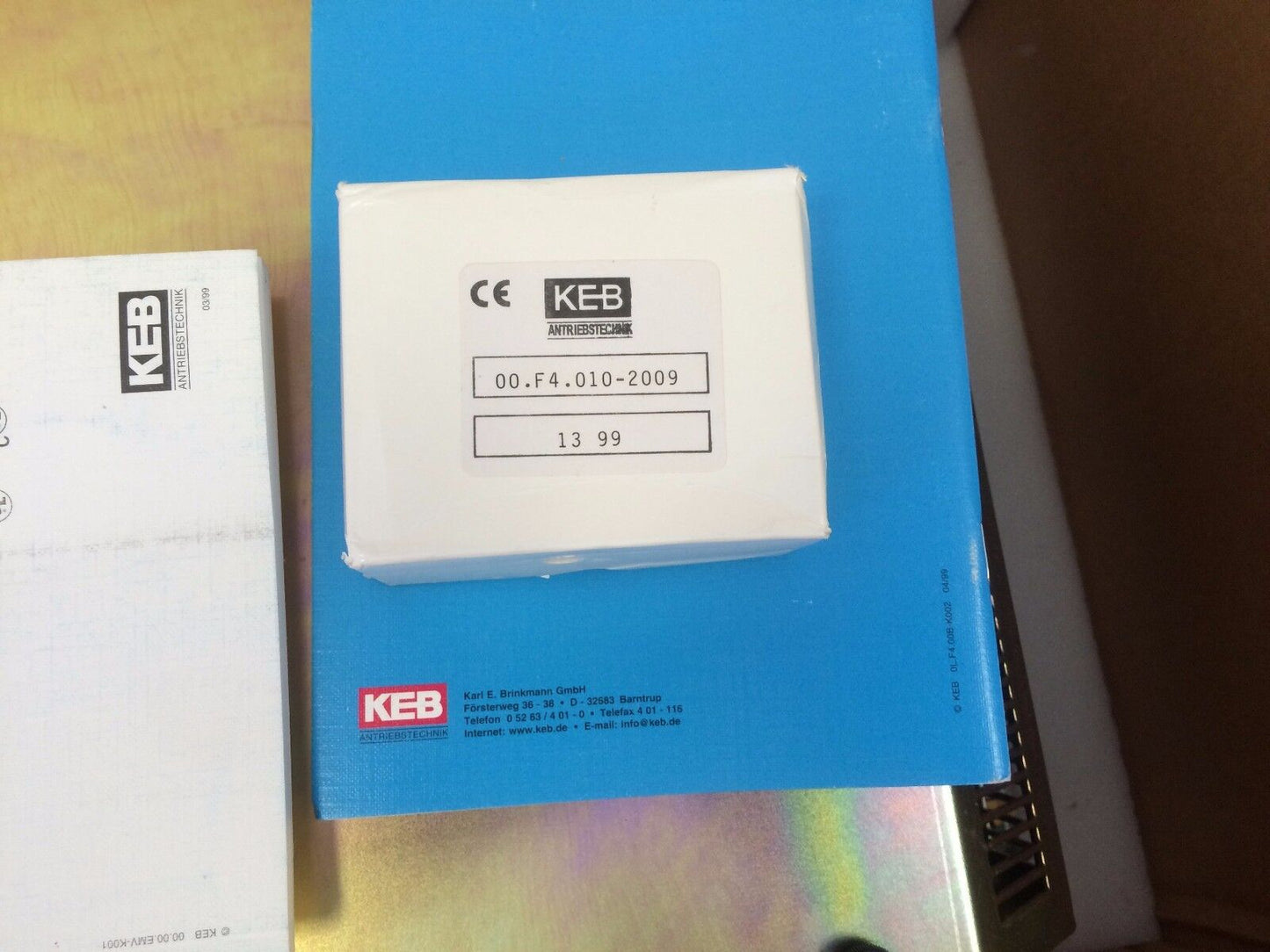 New Keb 21 F4 Cok-3420/2 2 Combivert F4 D-32677,21 F4 C0k-3420/2 2,62Kva,45Kw,Av