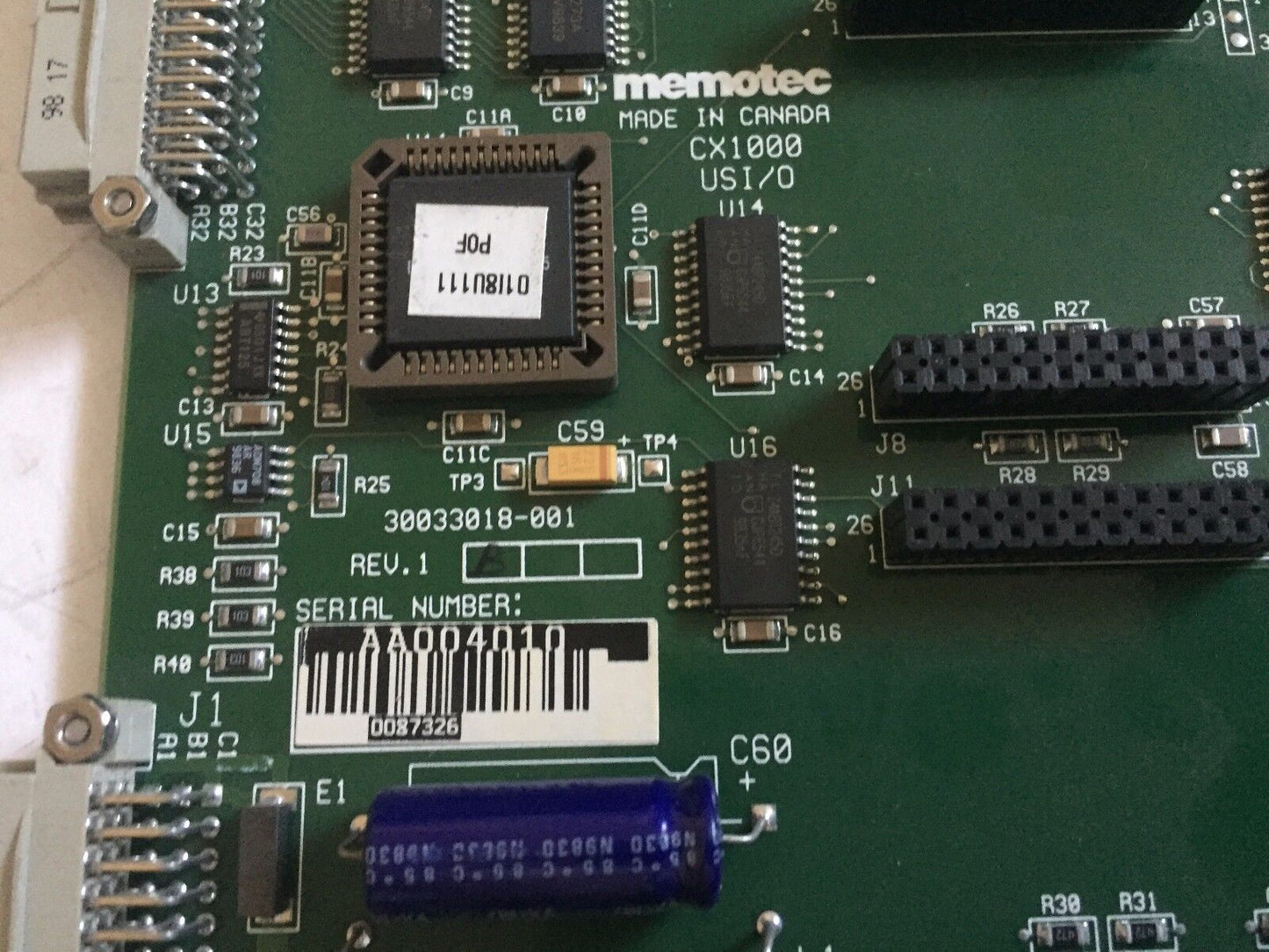Memotec 30033018-001,Cx1000 Usi/O,30032018-001,Memotec 30032005-000,Bv