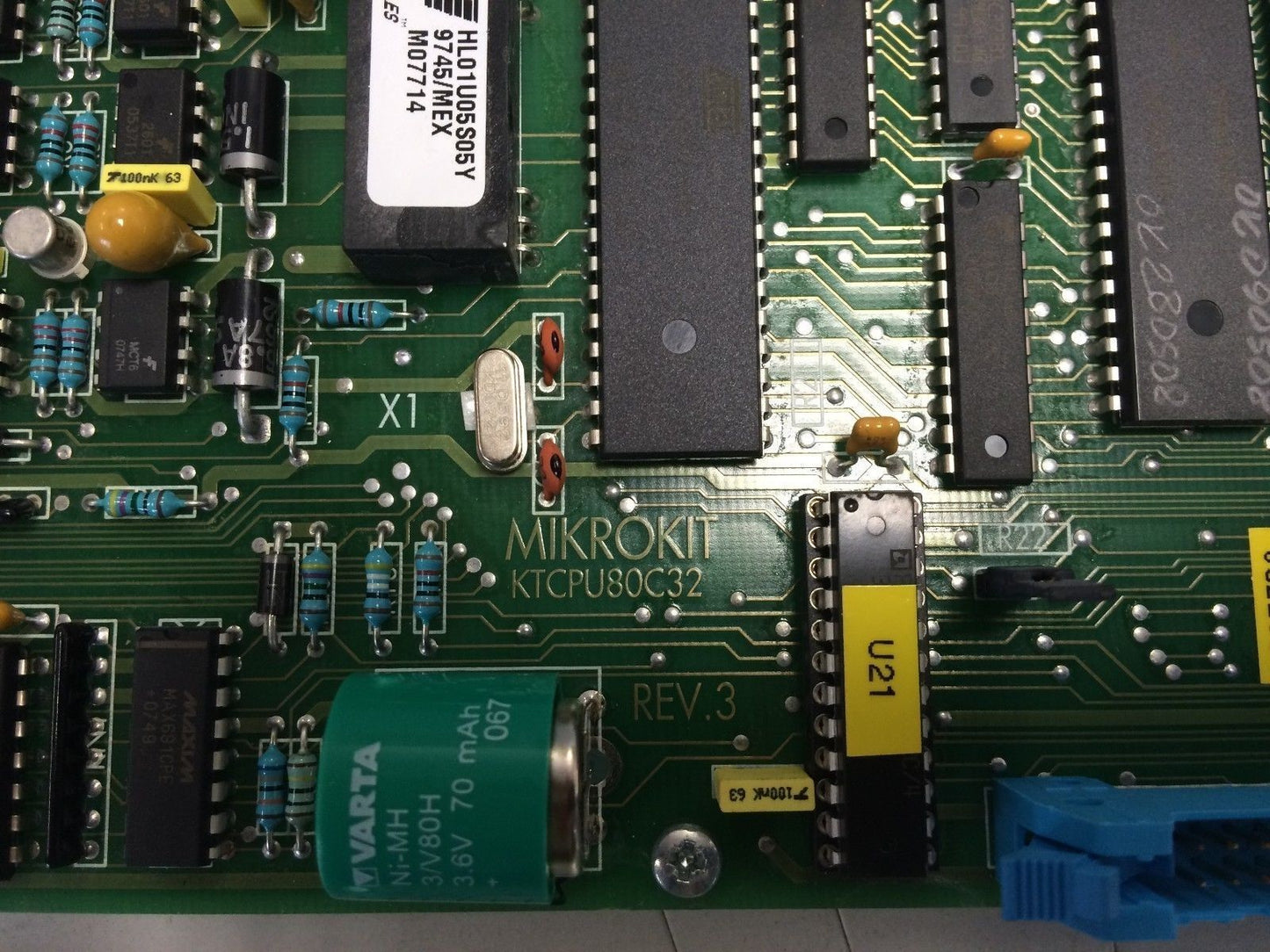 New Mikrokit Ktcpu80c32 Rev.3 Cnc Cpu/Processor Board,Cf