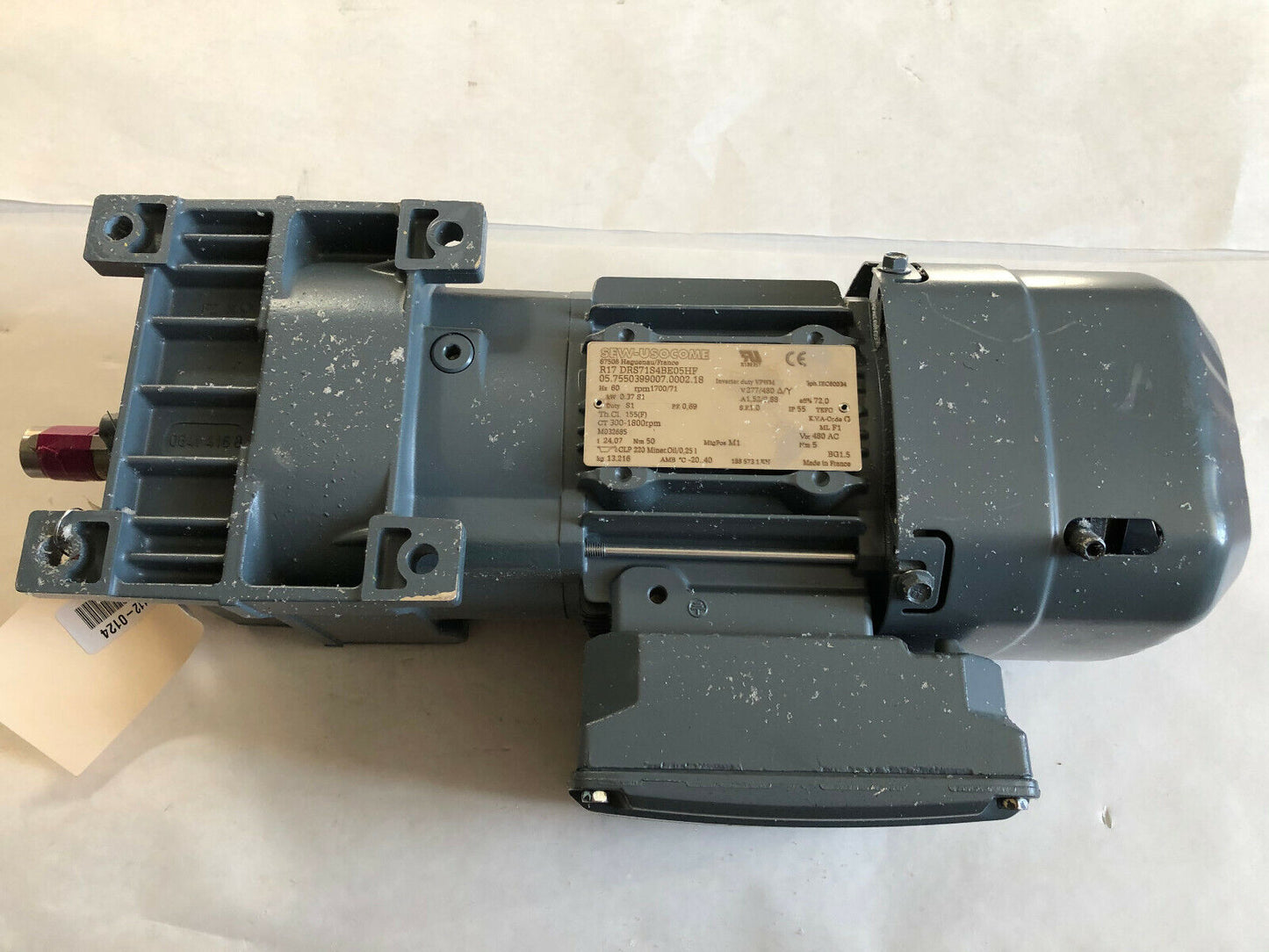 New Sew Eurodrive R17 Drs71s4be05hf, Ac Gearmotor. Inverter Duty,Sj