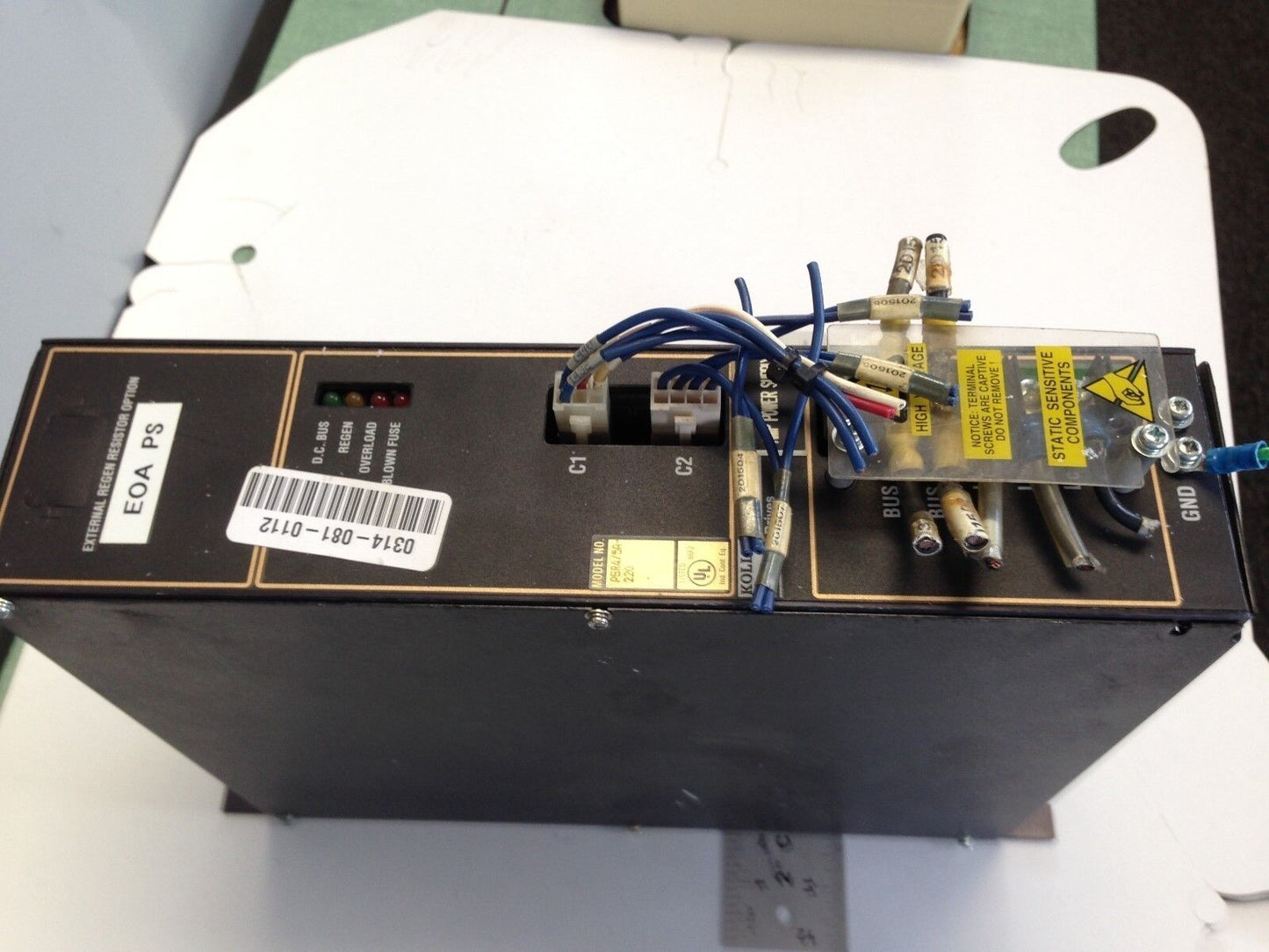 Kollmorgen Psr4/5A-220,Psr,Psr4 Power Supply,310Vdc,20A-Out,230Vac,20A-In,Ey