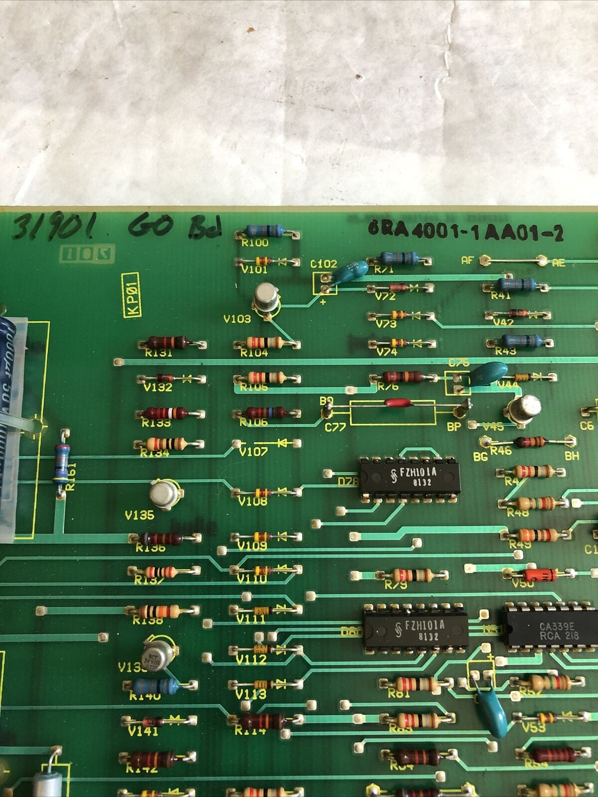 Siemens Ge.647101.0400.01 Cnc Pc Control Board, 6Ra4001-1Aa01-2,Eb